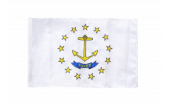 Bandiera USA Rhode Island con orlo