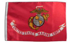 Bandiera USA US Marine Corps con orlo