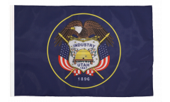 Bandiera USA Utah con orlo