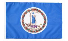 Bandiera USA Virginia con orlo
