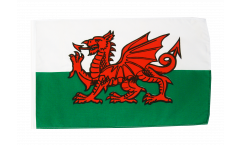 Bandiera Galles con orlo