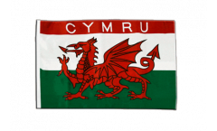 Bandiera Galles CYMRU con orlo