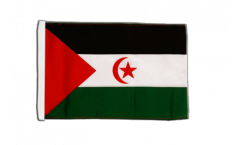 Bandiera Sahara dell'ovest con orlo