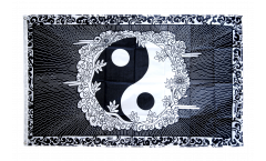 Bandiera Ying Yang con baordare