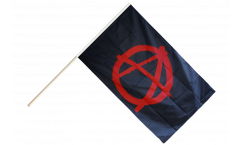 Bandiera da asta Anarchy Anarchia rosso