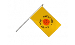 Bandiera da asta Nucléaire Non Merci