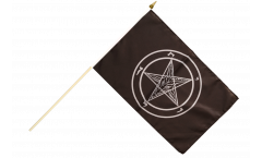 Bandiera da asta Bafometto Chiesa di Satana
