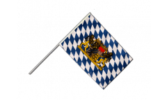 Bandiera da asta Germania Baviera con leone