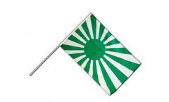 Bandiera da asta Tifosi verde biachi