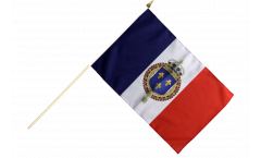 Bandiera da asta Francia stemma regale