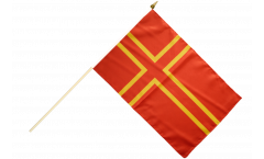 Bandiera da asta Francia Normandia St. Olaf