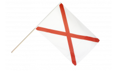 Bandiera da asta Regno Unito Croce di San Patricio