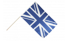 Bandiera da asta Regno Unito Union Jack azzurra