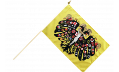 Bandiera da asta Sacro Romano Impero Germanico Aquila bicipite