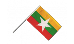 Bandiera da asta Myanmar nuova