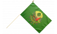 Bandiera da asta Impero Ottomano stemma