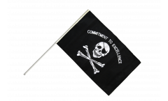 Bandiera da asta Pirata Commitment to excellence