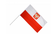 Bandiera da asta Polonia con aquila