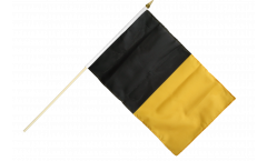 Bandiera da asta neri-gialli