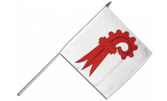 Bandiera da asta Svizzera Canton Basilea campagna