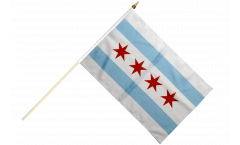 Bandiera da asta USA City of Chicago