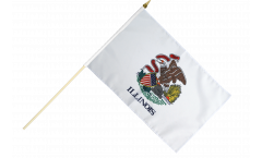 Bandiera da asta USA Illinois