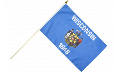 Bandiera da asta USA Wisconsin