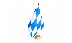Bandiera da tavolo Germania Baviera senza stemmi