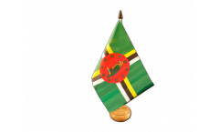 Bandiera da tavolo Dominica