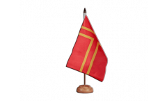 Bandiera da tavolo Francia Normandia St. Olaf