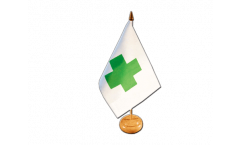 Bandiera da tavolo Croce Verde