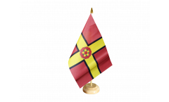 Bandiera da tavolo Regno Unito Northamptonshire nuovo