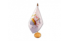 Bandiera da tavolo Happy Birthday torta