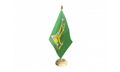 Bandiera da tavolo Irlanda Starry Plough verde 1916-1934