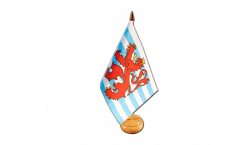 Bandiera da tavolo Lussemburgo leone