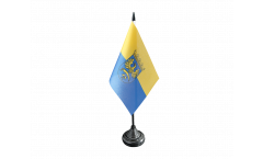 Bandiera da tavolo Slesia alta
