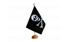 Bandiera da tavolo Pirata Skull and Bones