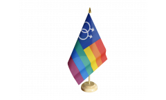 Bandiera da tavolo Arcobaleno Gay