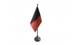 Bandiera da tavolo nera rosso