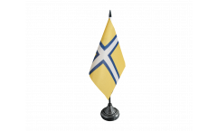 Bandiera da tavolo Svezia Provincia Västergötland storica