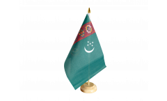 Bandiera da tavolo Turkmenistan