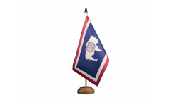 Bandiera da tavolo USA Wyoming