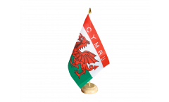 Bandiera da tavolo Galles CYMRU