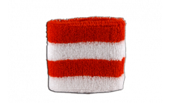 Fascia di sudore Banda rossa-bianca - 7 x 8 cm