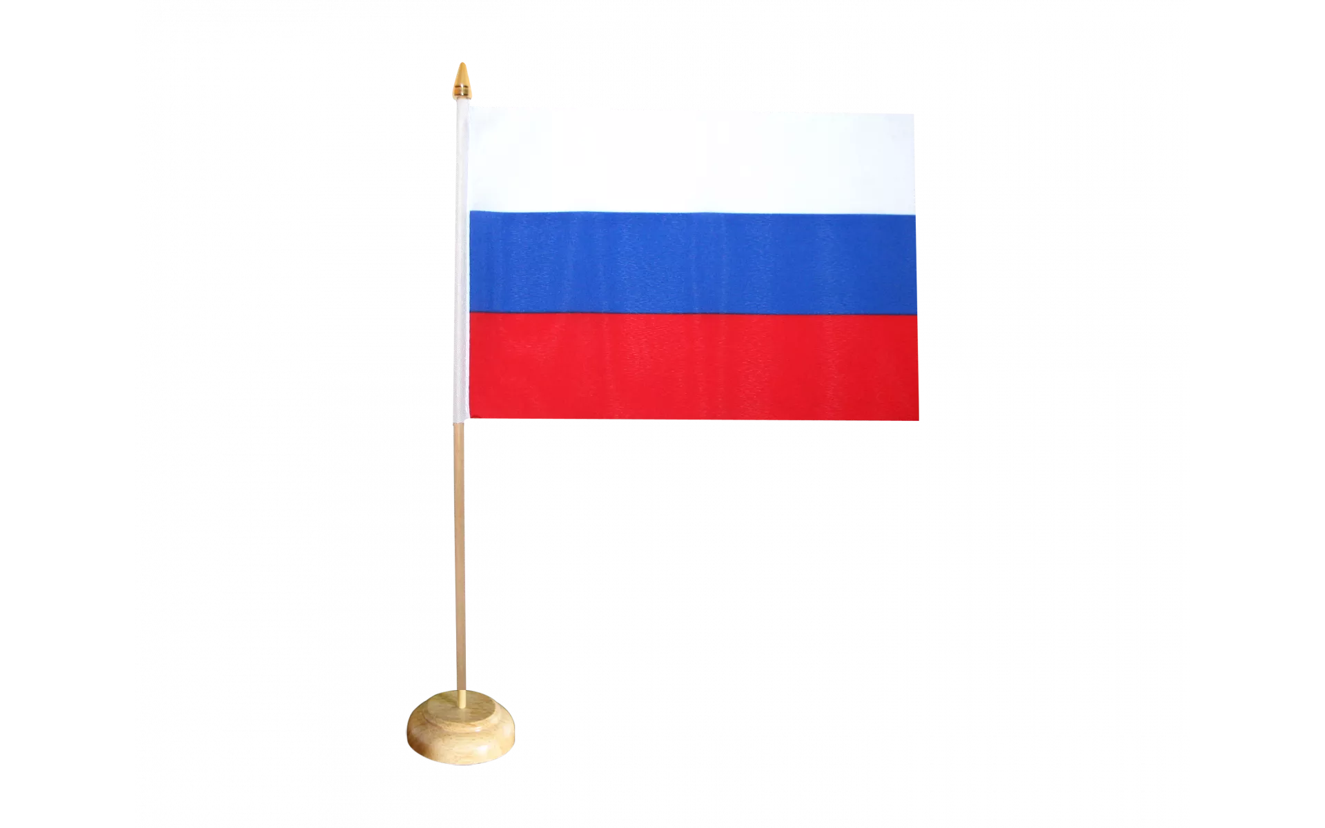 Display con Base oro da scrivania Imperial Russian bandiera Russia-3-Centrotavola da tavolo 
